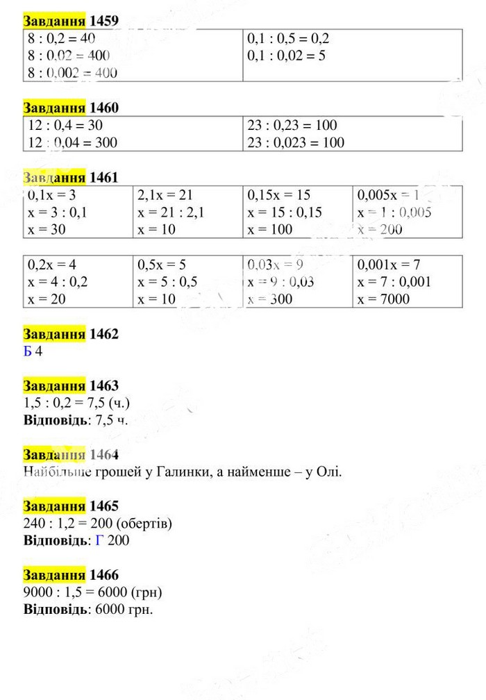 Вправа 1459-1466