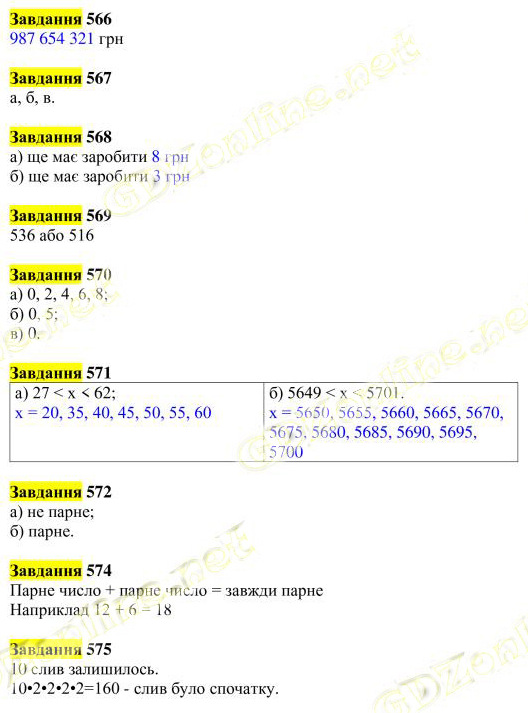 Вправа 566-575