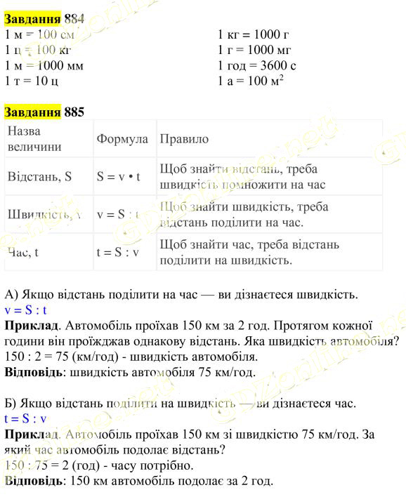 Вправа 884-885